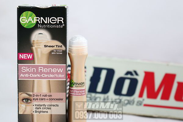 Lăn dưỡng mắt Garnier Nutritioniste Skin Renew Anti-Dark-Circle Eye Roller 15ml của Mỹ