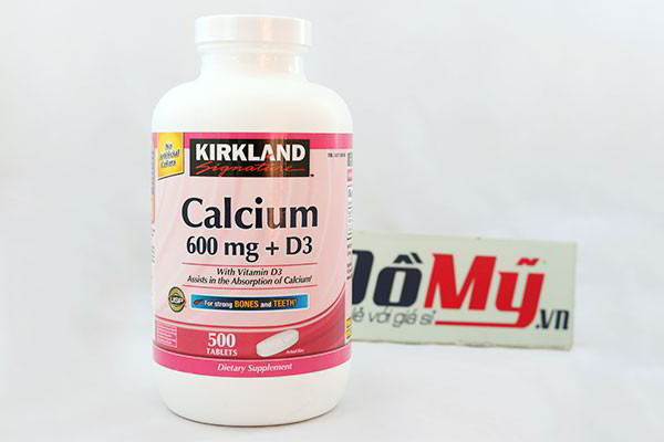 Thuốc Bổ Sung Canxi Kirkland Calcium 600mg + D3 