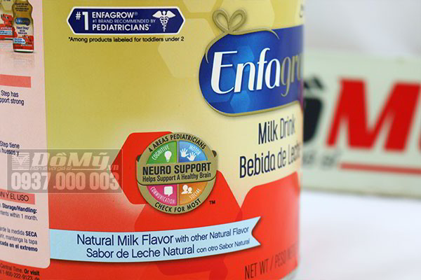 Sữa Enfagrow Non-GMO số 3 nhập nguyên hộp từ mỹ