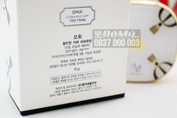 Phấn nước đa năng Ohui Ultimate Cover CC Cushion SPF 50+PA+++ của Hàn Quốc