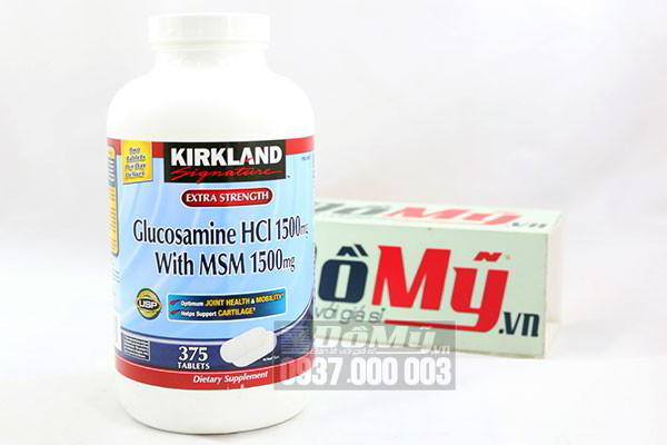 Sản phẩm Glucosamin HCL & MSM hỗ trị khả năng điều trị cho xương khớp và duy trì trạng thái khỏe mạnh cho sụn