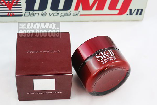 Kem dưỡng da chống lão hóa dùng ban đêm SK-II Stempower Rich Cream 50g của Nhật Bản