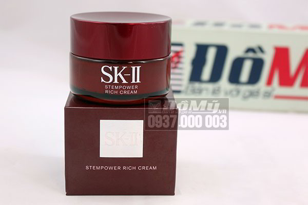 Kem dưỡng da chống lão hóa dùng ban đêm SK-II Stempower Rich Cream 50g của Nhật Bản