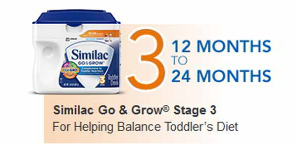 Sữa bột Similac Advance tối ưu hệ miễn dịch dành cho bé từ 0-12 tháng của Mỹ