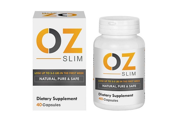 Viên uống giảm cân OZ Slim Natural, Pure & Safe 40 viên của Mỹ