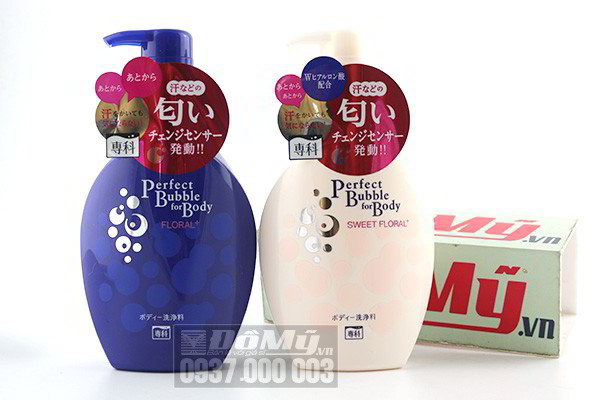 Sữa tắm Shiseido Perfect Bubble For Body Floral+ 500ml của Nhật Bản
