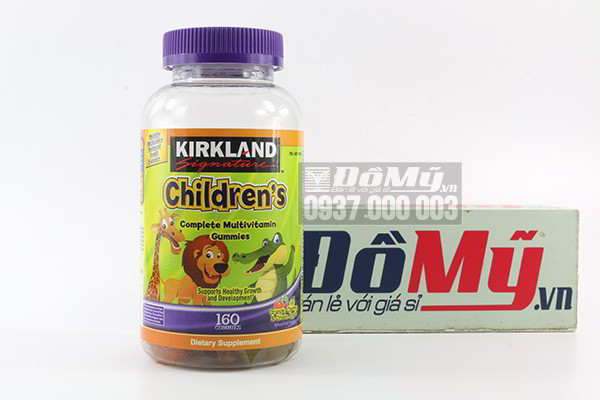 Kẹo dẻo Kirkland Signature Childrens Complete Multivitamin Gummies 160 viên của Mỹ