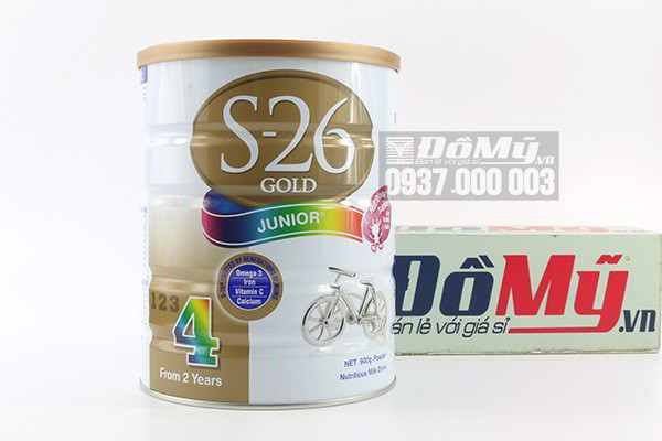 Sữa S26 Gold Junior số 4 dành cho trẻ trên 2 tuổi 900g của Úc