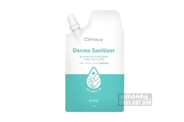 Gel rửa tay khô CELLAPY CLEANTECH GEL DERMA SANITIZER 25ml