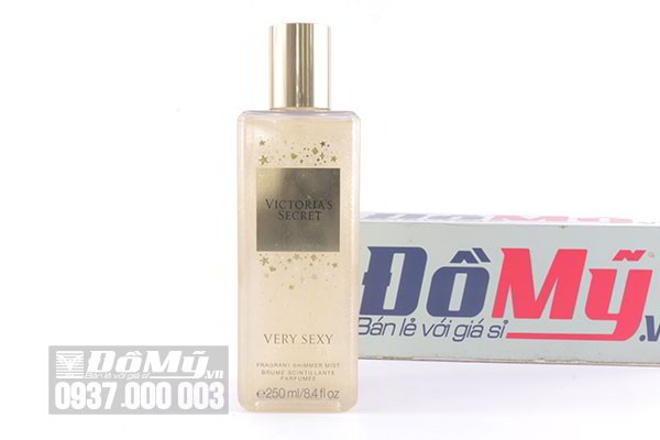 Xịt thơm body ánh nhũ Shimmer Victoria’s Secret Very Sexy 250ml của Mỹ