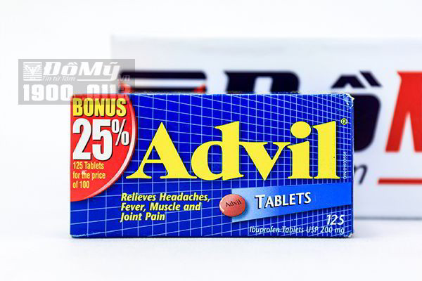 Viên uống giảm đau Advil 125 viên nén Mỹ