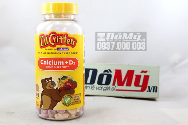 L'il Critters® Calcium Gummy Bears  200 viên hàng nhập Mỹ