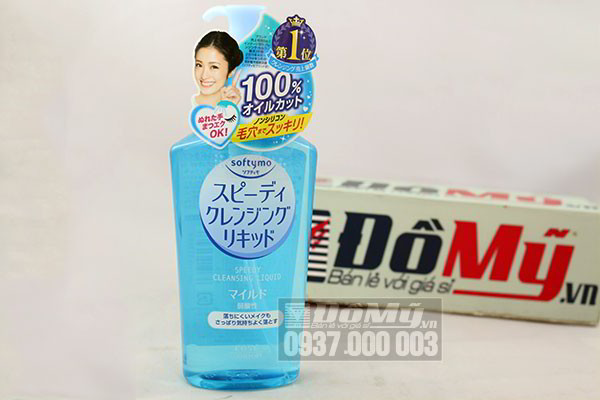 Dung dịch tẩy trang Softymo Speedy Cleansing Liquid 230ml của Nhật Bản
