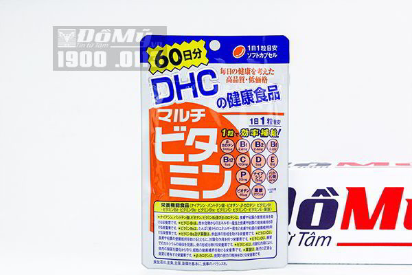 Viên uống DHC Multi bổ sung tổng hợp 12 loại vitamin gói 60 viên