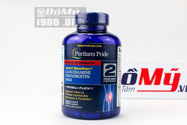 Glucosamin Chondroitin MSM Puritan's Pride 180 viên - Glucosamin Mỹ