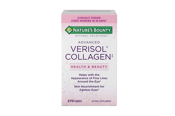 Viên uống collagen chống nhăn vùng mắt Nature’s Bounty Advanced Verisol Collagen 270 Viên