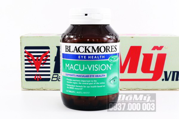 Viên uống bổ mắt Blackmores Macu Vision 125 viên của Úc