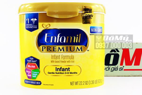 Sữa Enfamil Non - GMO Premium Infant Formula dành cho bé 0-12 tháng 629g