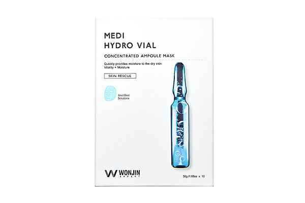 Mặt nạ cấp ẩm chống lão hoá Wonjin Effect Medi Hydro Via hộp 10 miếng
