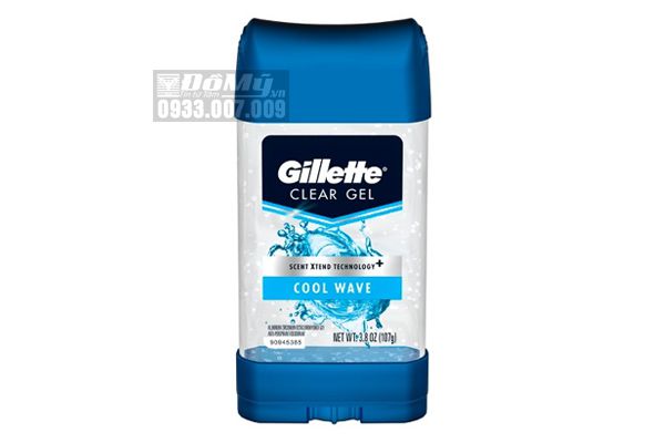 Lăn khử mùi cho nam của Mỹ Gillette Endurance Cool Wave loại 107g