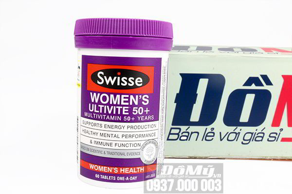 Vitamin tổng hợp cho phụ nữ Swisse Women’s Ultivite Multivitamin 50+ 60 viên của Úc