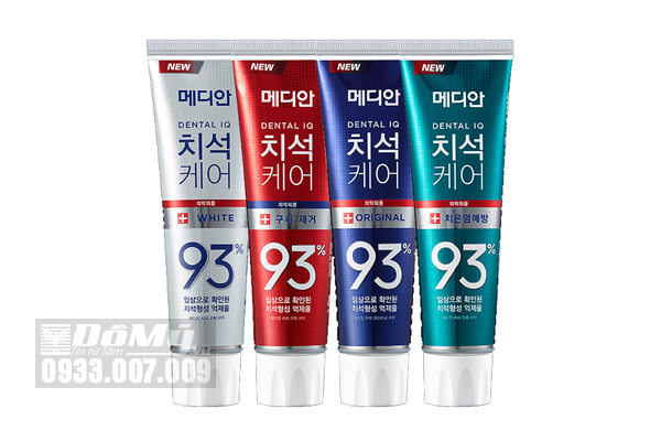 Kem đánh răng Hàn Quốc Median Dental IQ 93% 120g Hàn Quốc