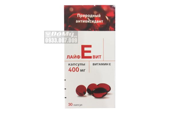 Vitamin E đỏ Zentiva 400mg Chính hãng của Nga
