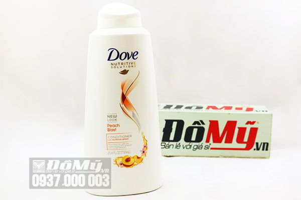 Bộ dầu gội và xả của Mỹ Dove Peach Blast Conditioner Hương Đào loại 750ml