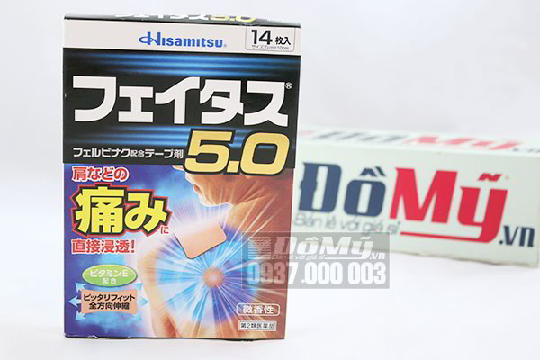 Miếng dán giảm đau nhức Hisamitsu 5.0 hộp 14 miếng của Nhật