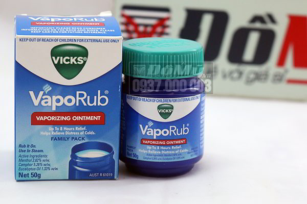 Dầu bôi ấm ngực giảm ho cho bé Vicks VapoRub 50g của Mexico