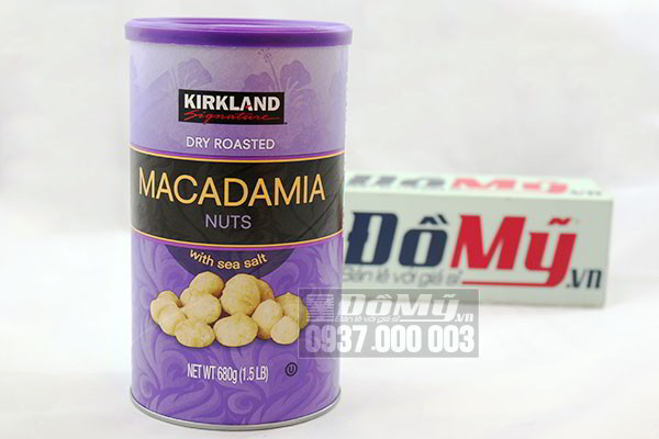 Hạt Macadamia Kirkland Signature của Mỹ Hộp 680g