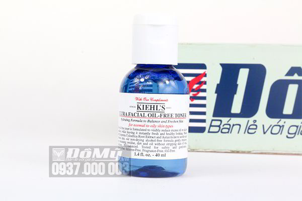 Nước hoa hồng Kiehl’s Ultra Facial Oil- Free Toner 40ml của Mỹ