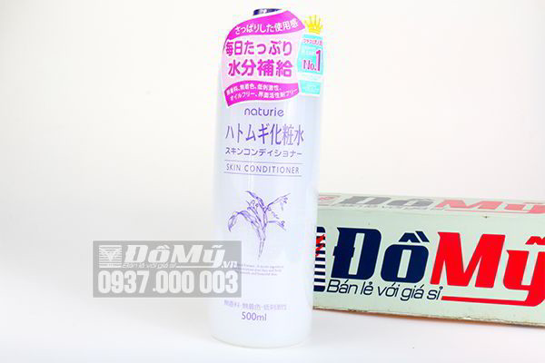 Lotion dưỡng ẩm hạt ý nhĩ  Naturie Skin Conditioner 500ml của Nhật Bản