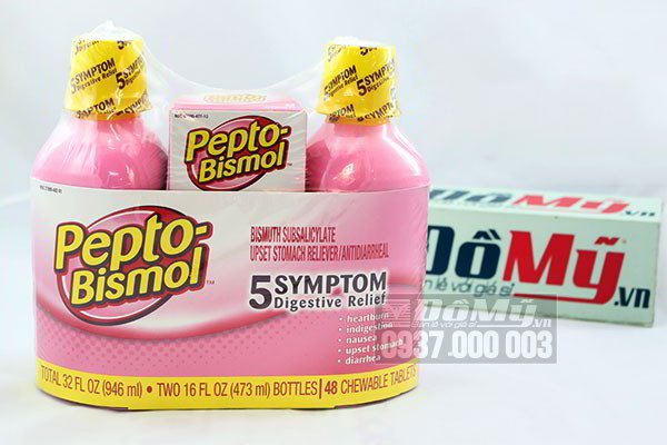 Combo chuyên trị tiêu hóa dạ dày Pepto Bismol của Mỹ