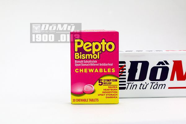 Viên uống tiêu hóa dạ dày Pepto Bismol 30 viên