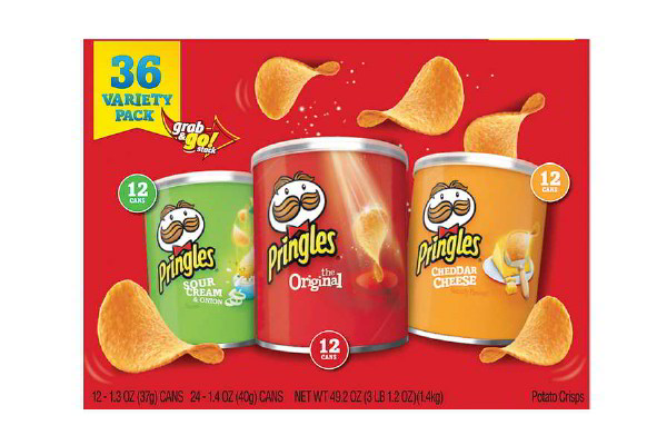 Snack Khoai Tây Pringles 36 hộp của Mỹ