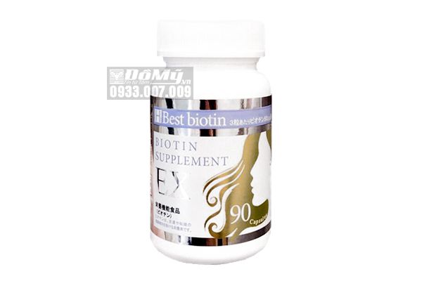 Viên Uống Mọc Tóc Best Biotin Supplement EX 90 Viên Nhật Bản