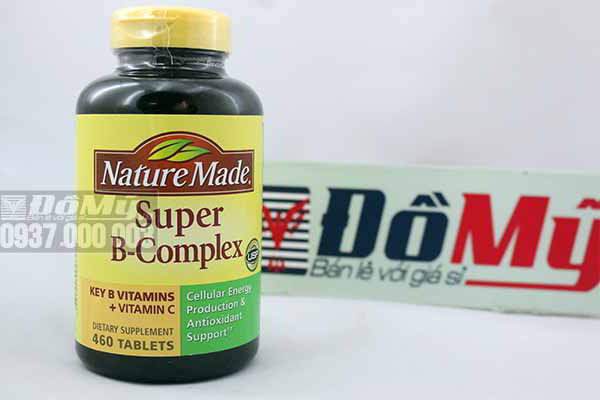 Viên uống bổ sung Vitamin B Nature Made Super B Complex của Mỹ