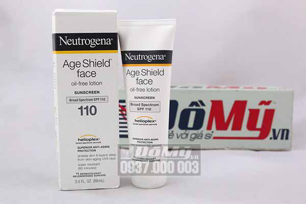 Kem chống nắng Neutrogena Age Shield Face Oil- Free SPF 110- 88ml của Mỹ