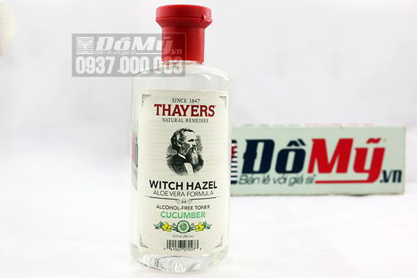 Nước hoa hồng Thayers Witch Hazel Aloe Vera Formula Alcohol Free Toner 355ml của Mỹ