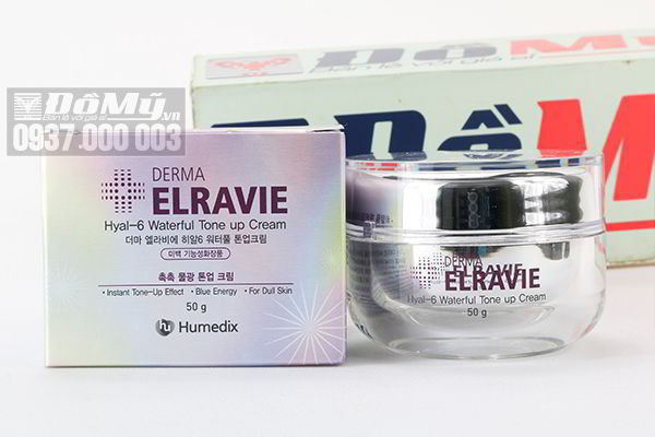 Kem dưỡng trắng trị nám Elravie Hyal – 6 Waterful Tone Up Cream