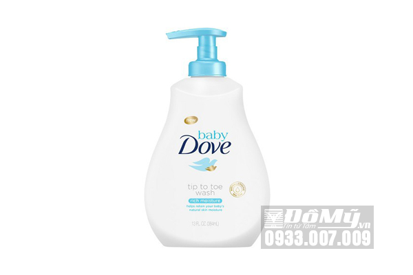 Sữa tắm Baby Dove Rich Moisture Tip to Toe Wash 384ml - Mỹ
