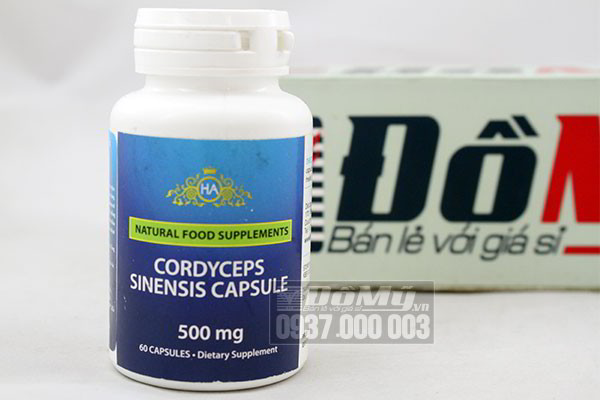 Viên uống đông trùng hạ thảo Cordyceps Sinensis Capsule 60 viên của Mỹ
