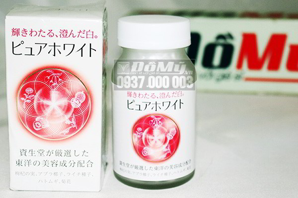 Viên làm trắng da The Collagen Shiseido Pure White 240 viên của Nhật Bản
