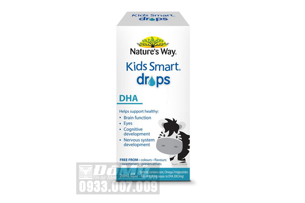 Siro bổ sung DHA Kids Smart Drops 20ml