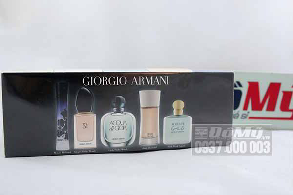 Bộ 5 chai nước hoa nữ mini Giorgio Armani