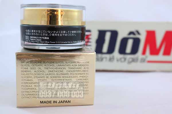  Kem Dưỡng Trắng Da Giúp Giảm Nám Ban Đêm Sakura Spots Care & Whitening Night Cream 30g Nhật thành phần