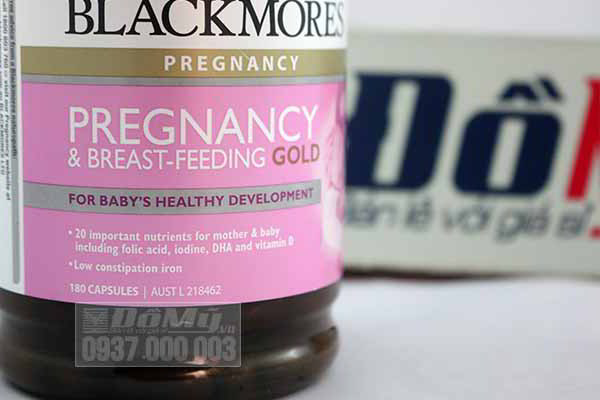 Thuốc bổ bà bầu Blackmores Pregnancy & Breast Feeding Gold (180 viên) Úc