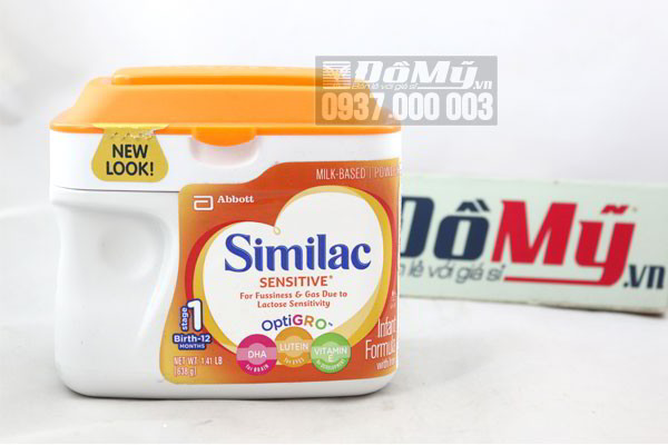 Sữa Similac Senstive chống nôn trớ dành cho trẻ từ 0-12 tháng tuổi của Mỹ hộp  638g