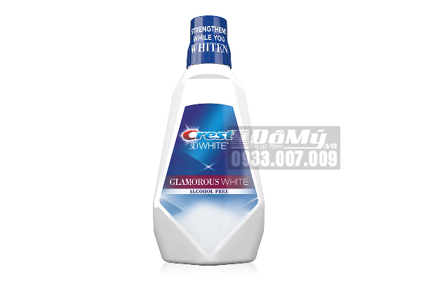 Nước súc miệng Crest 3D glamorous white 946ml